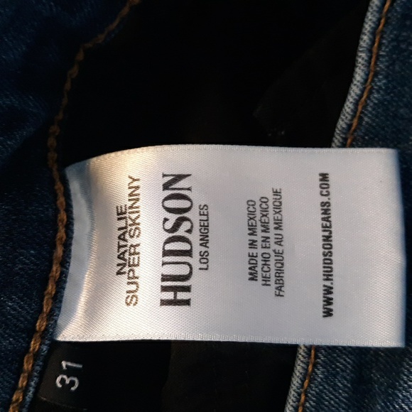 Hudson Jeans Mid-Rise Ankle Natalie Super Skinny Size 31 - Picture 6 of 14